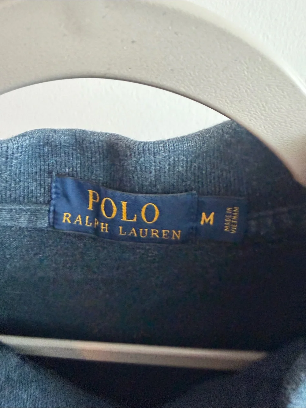 Ralph Lauren Men’s Heather Navy Polo with Red Pony